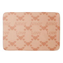 Peach Fuzz Love Corta Texto Bilíngue "Amor"