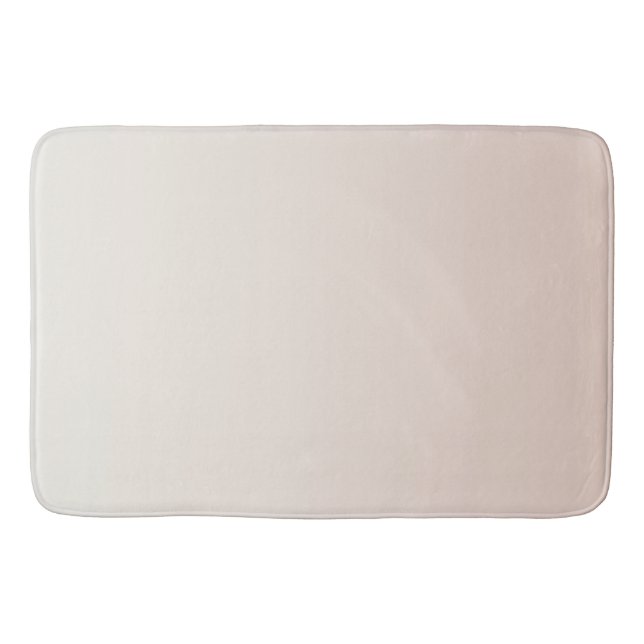 Tapete De Banheiro Peach White Ombre (Frente)