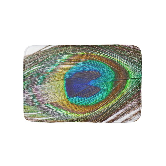Tapete De Banheiro Peacock Feather (frente)