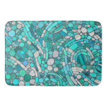Pebbles Mosaic Art - Aquamarine e Pérola