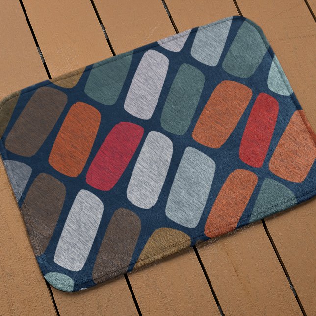 Tapete De Banheiro Pebbles Scribble (great bath mat will brighten up a bathroom, keep your feet your bathroom look and feel.)