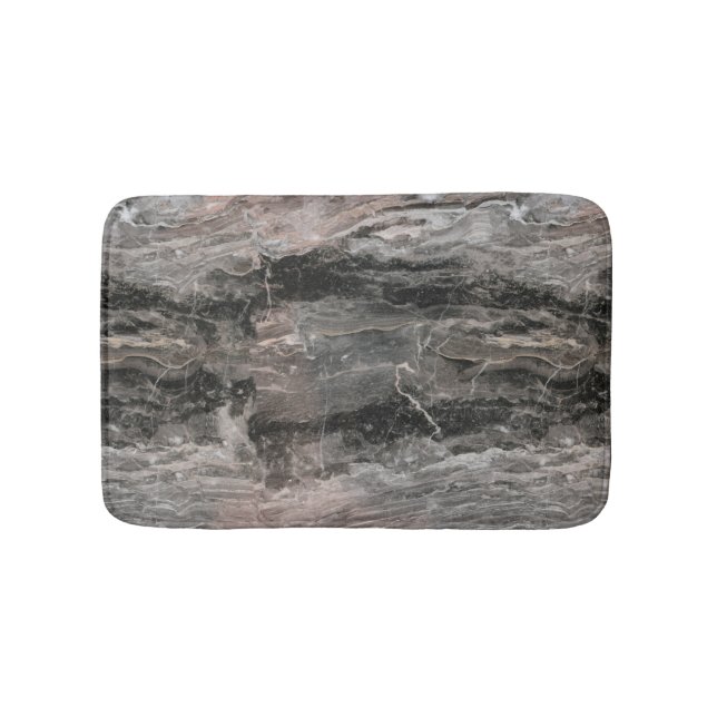 Tapete De Banheiro Pedra Marble de Cinza Moderna (frente)