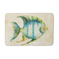 Peixes de Aquário Azul e Amarelo