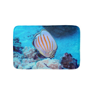 Tapete De Banheiro Peixes tropicais