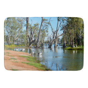 Tapete De Banheiro Pelanes Sunbaking River Murray Austrália,