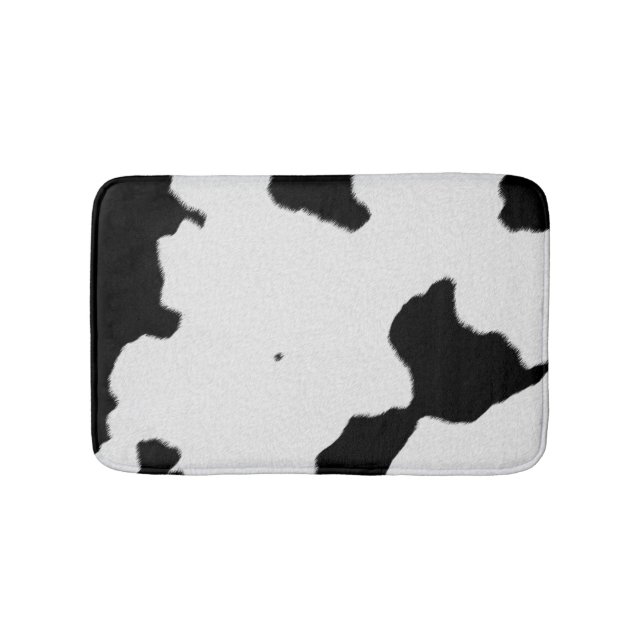 Tapete De Banheiro Pele de Vaca Leiteira (frente)