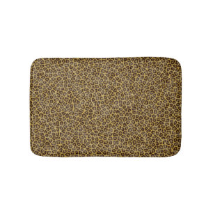 Tapete De Banheiro Pele do leopardo