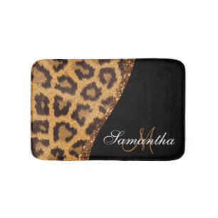Tapete De Banheiro Peles Leopardo Impressas e Luminosas