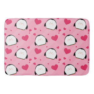 Tapete De Banheiro Penguin Love