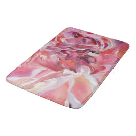 Tapete De Banheiro Peonies Floral Bath Mat