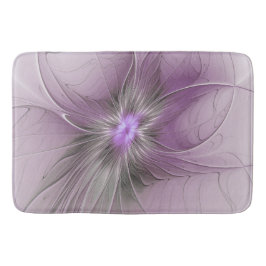 Tapete De Banheiro Pequena Beleza Moderno Cinza Mauve Arte Fractal Fl