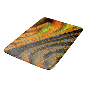 Tapete De Banheiro Pequeno mosaico amarelado transversal e deformado