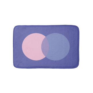 Tapete De Banheiro Periwinkle e rosa