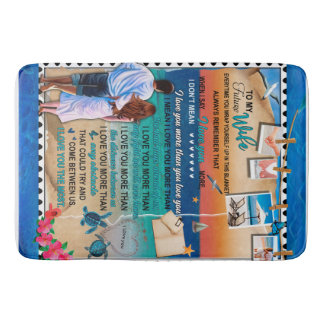 Tapete De Banheiro Personalizado Para Minha Futura Esposa Do Marido