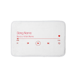 Tapete De Banheiro Personalize Sua Música Favorita