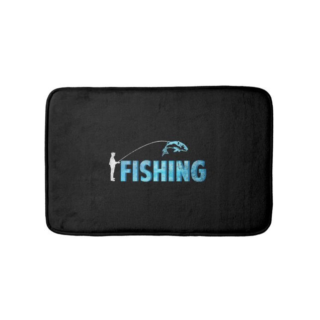Tapete De Banheiro pesca - pesca (frente)