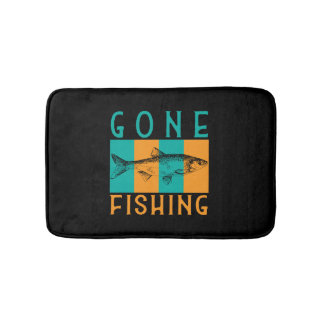 Tapete De Banheiro Pesca Pesca Pescador Rod