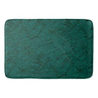 Tapete De Banheiro Petunias Esculpidas, Jade Green-Large Bath Mat