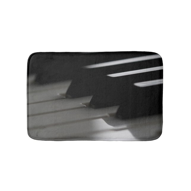 Tapete De Banheiro Piano Bonito (frente)