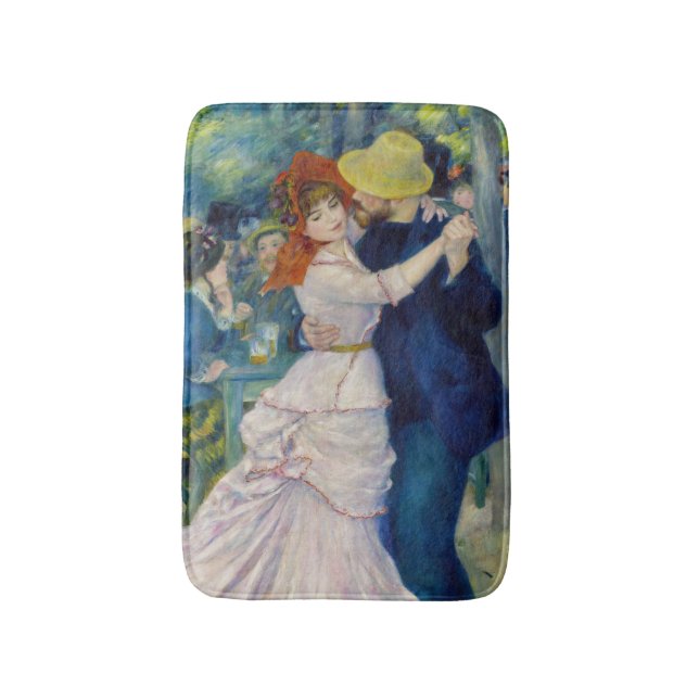 Tapete De Banheiro Pierre-Auguste Renoir - Dança em Bougal (Frente Vertical)