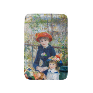 Tapete De Banheiro Pierre-Auguste Renoir - Duas irmãs no Terrace