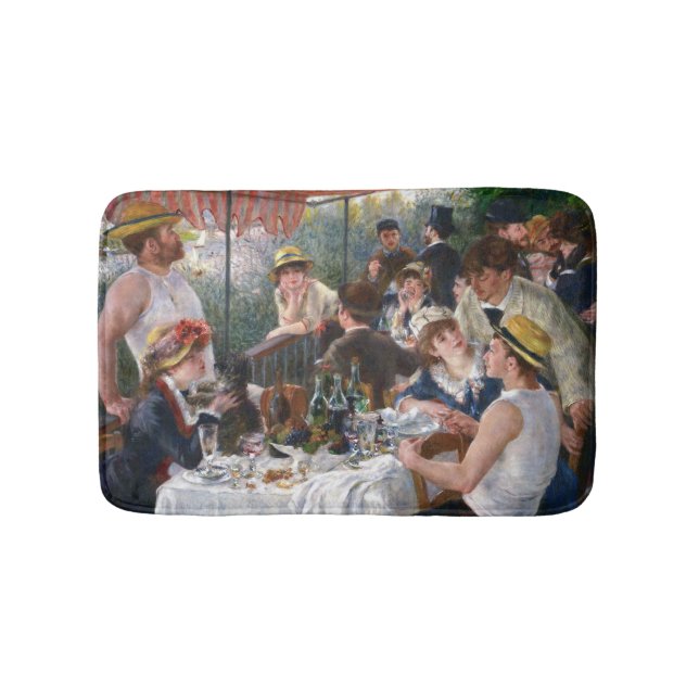 Tapete De Banheiro Pierre-Auguste Renoir - Luncheon do Partido Barco (frente)