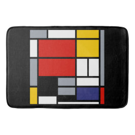Tapete De Banheiro Piet Mondrian, Composição com Plano Vermelho Grand