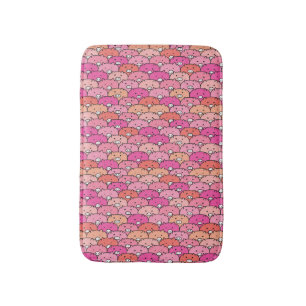 Tapete De Banheiro Pig Pattern Engraçado