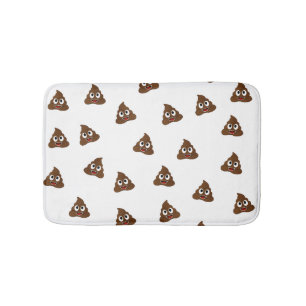 Tapete De Banheiro Pilha de Poo emoji sorrindo popas