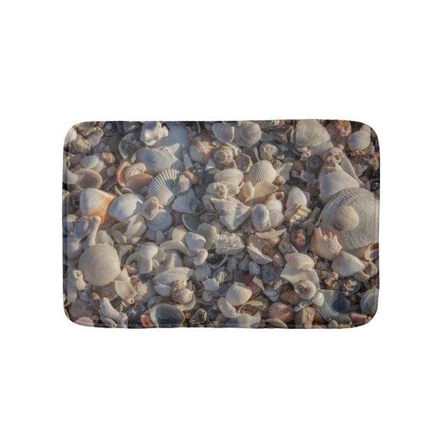 Tapete De Banheiro Pilha dos Seashells (frente)