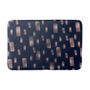 Tapete De Banheiro Pincel Moderno Dourado Cobre Bronze Brilho