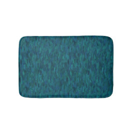 Tapete De Banheiro Pinceladas Impressionistas, Azul-Marinho, Turquesa