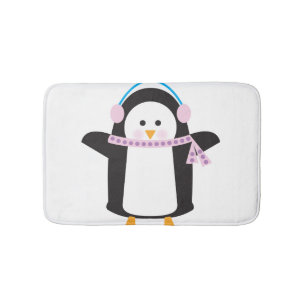 Tapete De Banheiro Pinguim