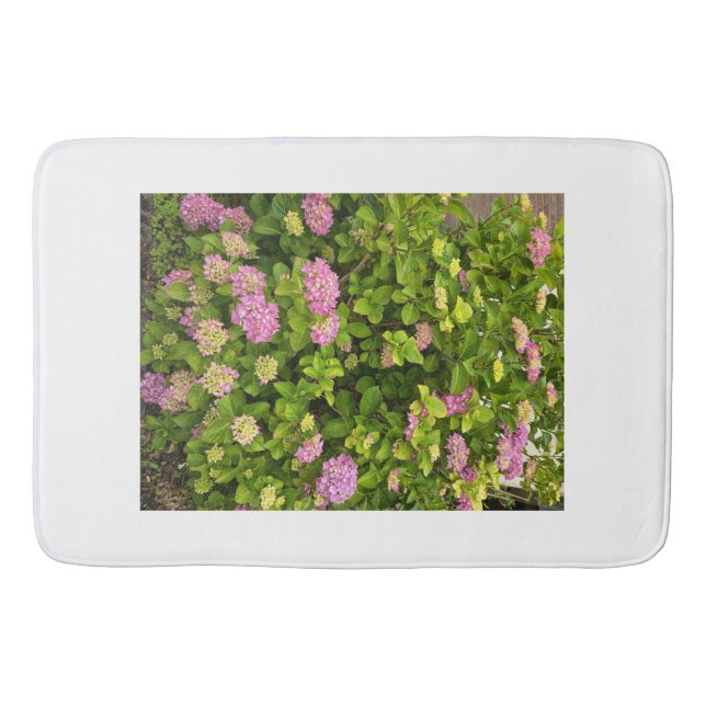 Tapete De Banheiro Pink Blossom Garden Bath Mat (Frente)