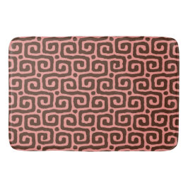Tapete De Banheiro pink &brown Abstract pattern