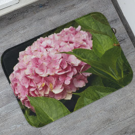 Tapete De Banheiro Pink Mophead Hydrangea Floral