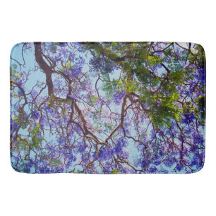 Tapete De Banheiro Pintura De Óleo De Árvore Jacaranda, Banheira De E