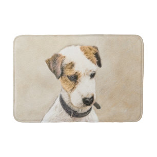 Tapete De Banheiro Pintura de Parson Jack Russell Terrier - Arte Cani