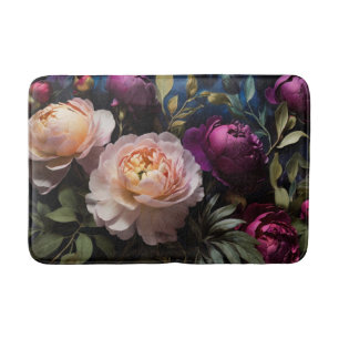Tapete De Banheiro Pintura floral elegante