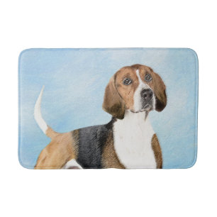 Tapete De Banheiro Pintura Inglesa em Foxhound - Arte Cachorro Origin