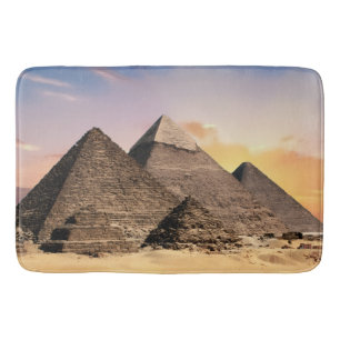 Tapete De Banheiro Pirâmides de Gizé Viagem Egito Foto