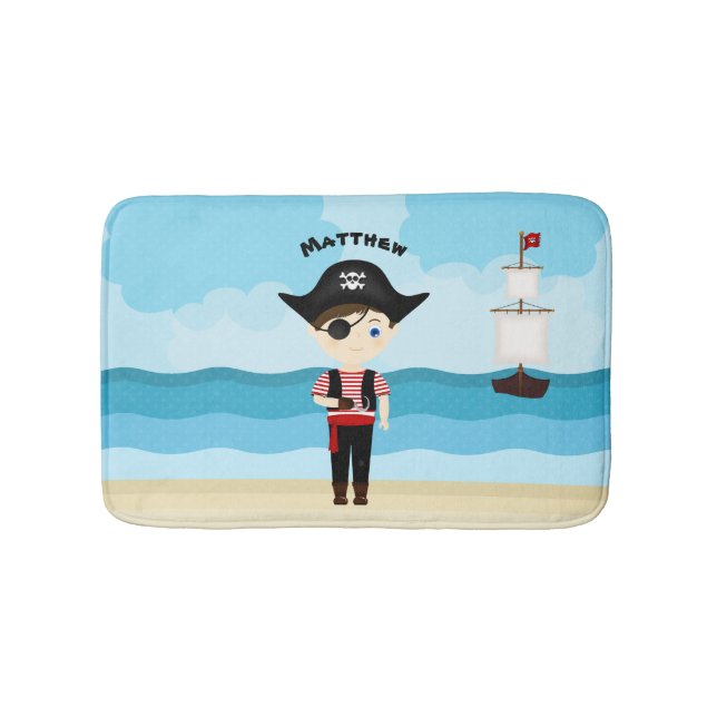 Tapete De Banheiro Pirata Boy (frente)