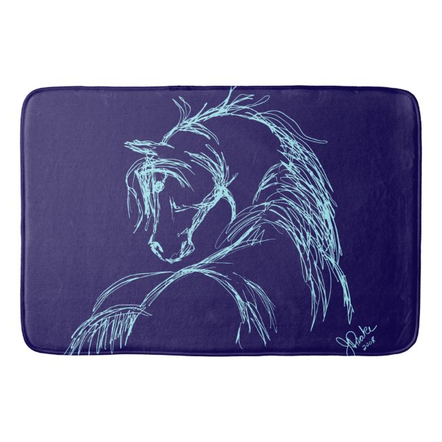 Tapete De Banheiro Piso do Cavalo (Frente)