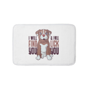Tapete De Banheiro Pit Bull, Terrier Puppy Dog