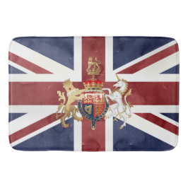 Tapete De Banheiro PIXDEZINAS WATERCOLOR UNION JACK e INSIGNIA