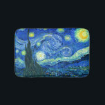 Tapete De Banheiro PixDezines van gogh Starry night/rua. rédea<br><div class="desc">A famosa pintura de Van Gogh, "A Noite Estrelada." Pintado durante sua estadia no asilo Remy Santo na década de 1880, van Gogh retratou as colinas rolantes e árvores ciprestes que viu de sua janela. Melhorado digitalmente pela PixDezines. Copyright © 2008-2016 PixDezines.com™ e PixDezines™ em zazzle.com. Todos os direitos reservados....</div>