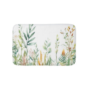 Tapete De Banheiro Plantas Botânicas Design Verde 311