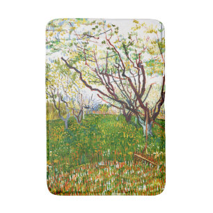 Tapete De Banheiro Pomar Flor (1888) por Vincent Van Gogh