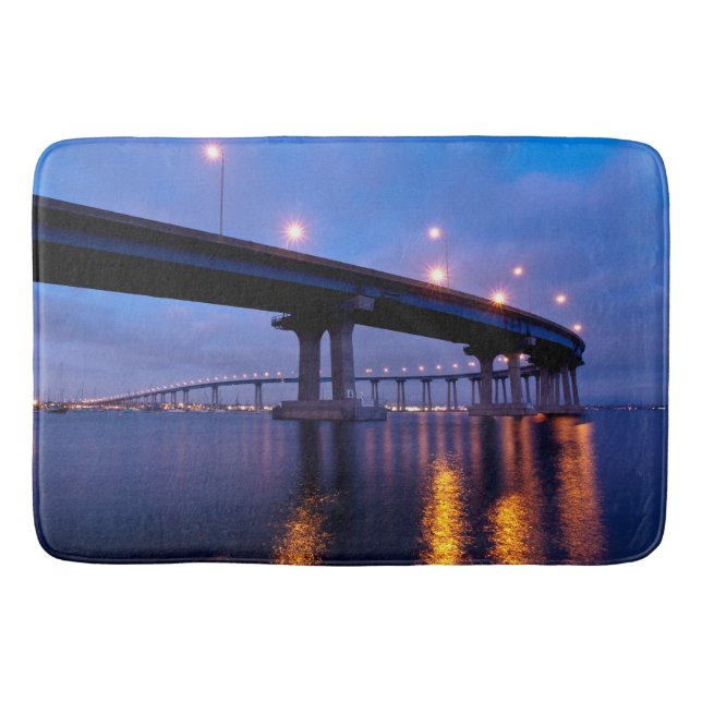 Tapete De Banheiro Ponte Coronado em Dusk (Frente)
