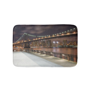 Tapete De Banheiro Ponte Manhattan e Skyline NYC